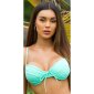 Sexy Damen Bügel Bikini-Oberteil ohne Polster Mintgrün
