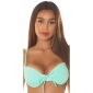 Sexy Damen Bügel Bikini-Oberteil ohne Polster Mintgrün