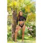 Sexy 3 tlg Damen Brazilian Triangel Bikini-Set Schwarz
