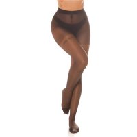 Sexy womens tights with back seam black