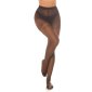 Sexy womens tights with back seam black