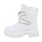 Damen Snowboots Winterboots warm gefüttert Weiß