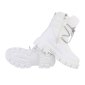 Damen Snowboots Winterboots warm gefüttert Weiß