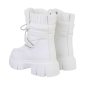 Warm womens winter snow boots lined white