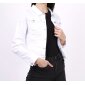 Damen Jeansjacke tailliert Weiß