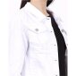Damen Jeansjacke tailliert Weiß