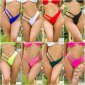 Sexy Damen High Waist Bikinihose mit Cut Out Rot