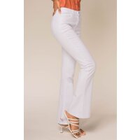 NINA CARTER Womens bootcut jeans 5-pocket white