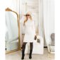 Elegantes Damen-Strickkleid mit Rollkragen Beige