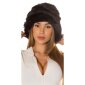 Damen-Wintermütze aus Kunstfell Blogger-Style Schwarz