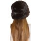 Damen-Wintermütze aus Kunstfell Blogger-Style Schwarz