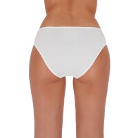 Womens basic panties slips made of cotton 3-pack white