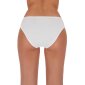 Womens basic panties slips made of cotton 3-pack white