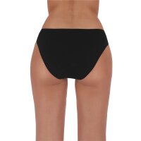 Womens basic panties slips made of cotton 3-pack black