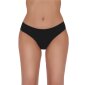 Womens basic panties slips made of cotton 3-pack black