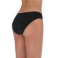 Womens basic panties slips made of cotton 3-pack black