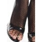 Sexy Leg Avenue womens fishnet stockings with vinyl top black