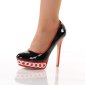 Sexy pumps high heels platforms black UK 4